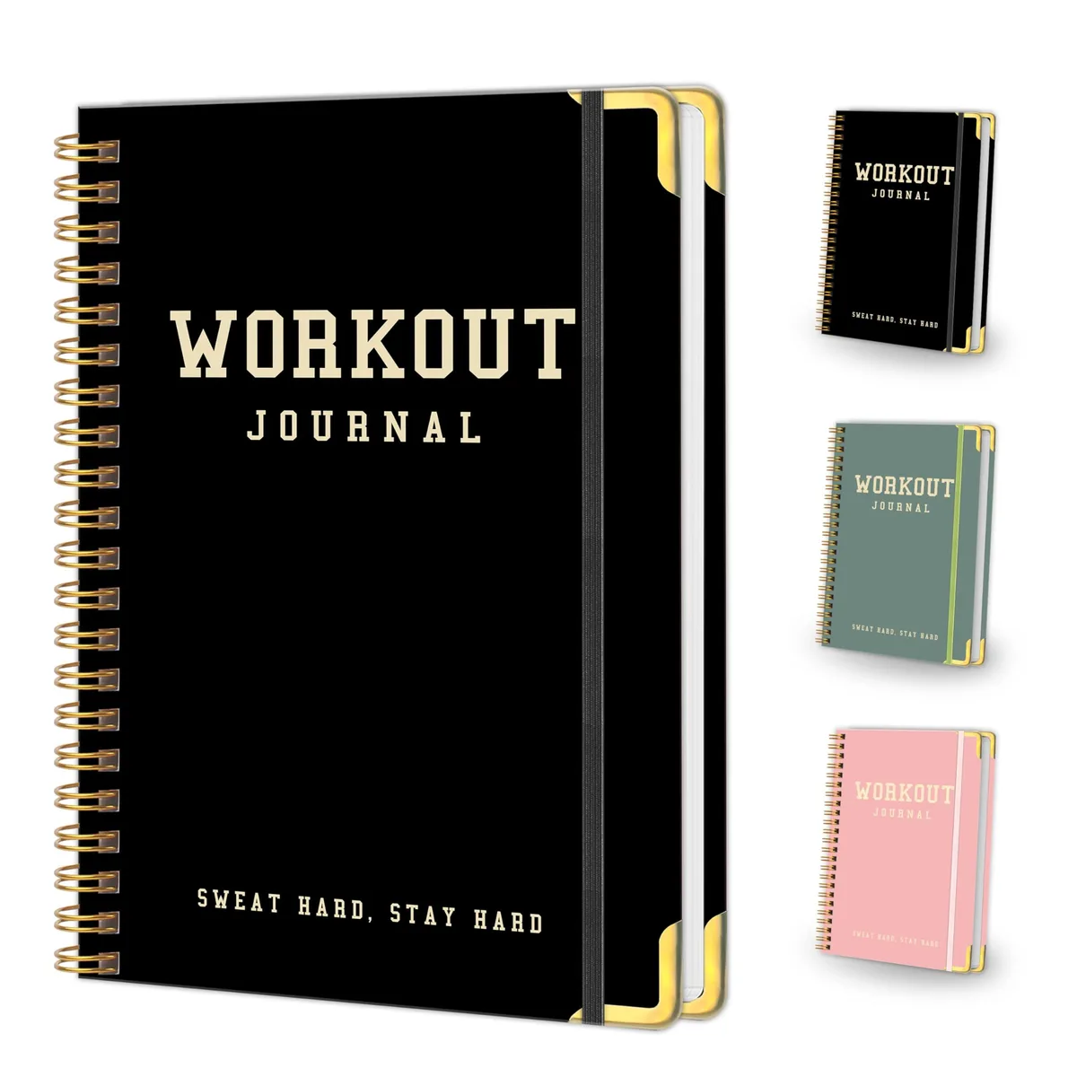  Advantus Fitness Workout Journal Planner 5.7 x 8.2 inches 160 pages — product photo