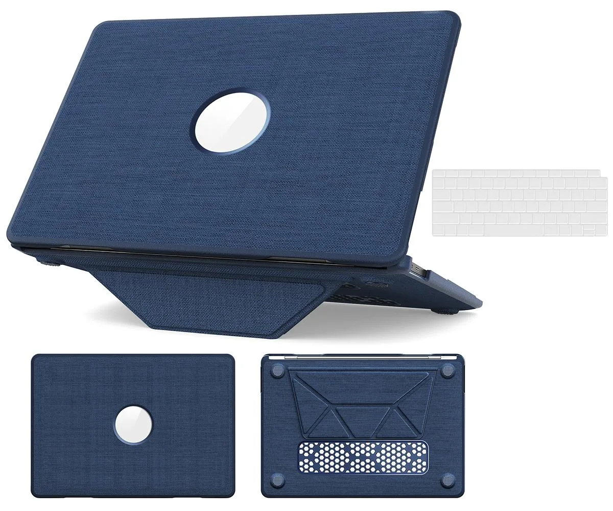 Werleo Werleo MacBook Air 13 2018-2022 Fabric Case Black — product photo