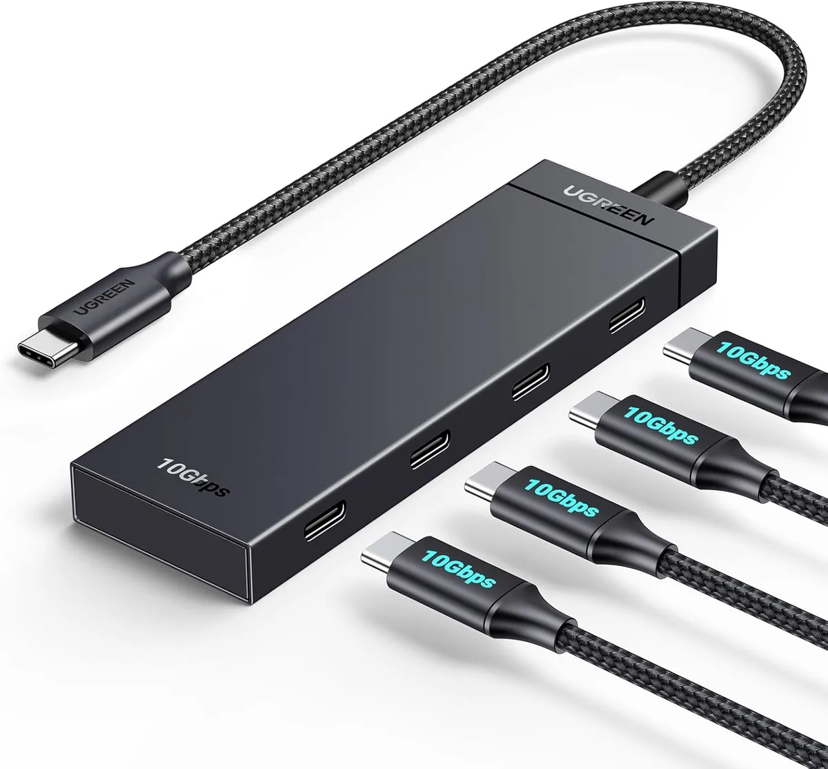 MCHOSE MCHOSE USB C Hub 4 Ports USB 3.2 10Gbps 0.3ft Cable — product photo