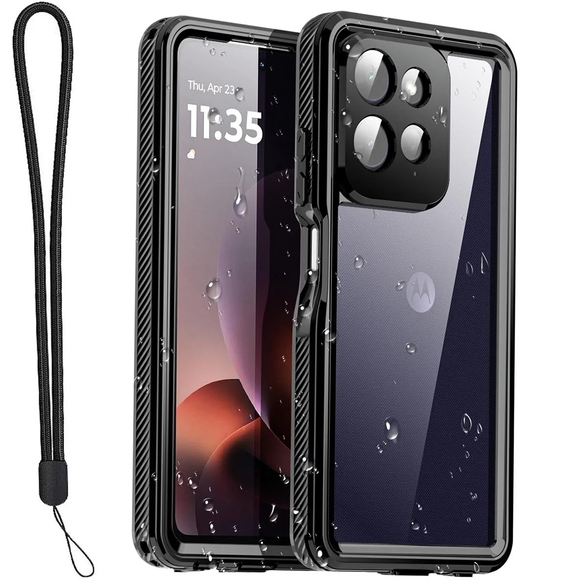 SZYG SZYG Waterproof Case for Motorola Moto G Power 2026 6.8 inch IP68 Black — product photo