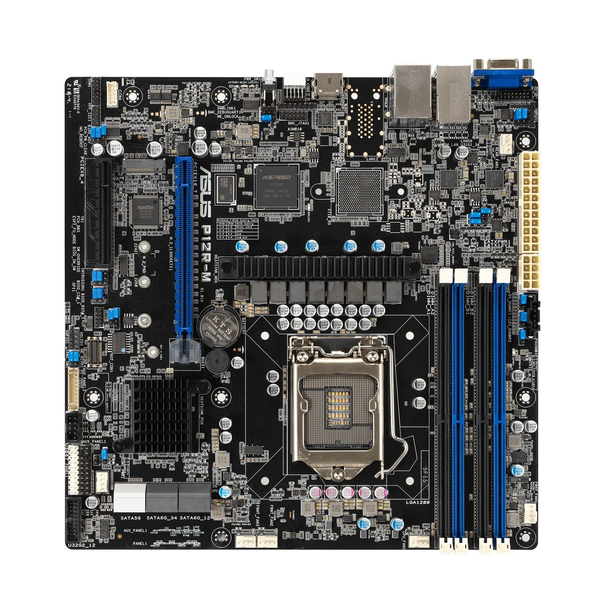ASUS ASUS P12R-M LGA 1200 Micro-ATX server motherboard — product photo