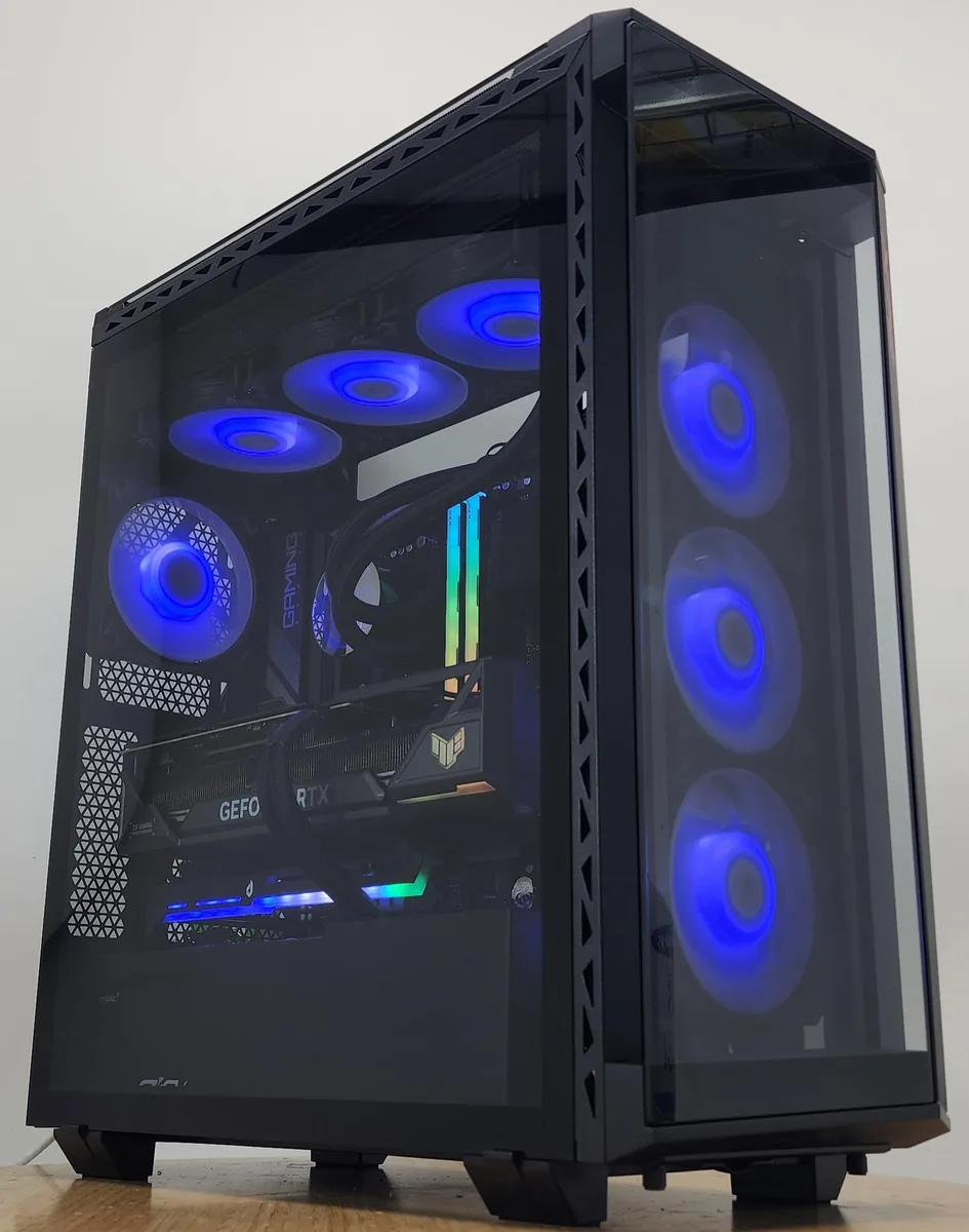 Custom Custom Gaming PC Ryzen 7 7800X3D 32GB DDR5 RTX 4080 2TB NVME 360mm AIO — product photo