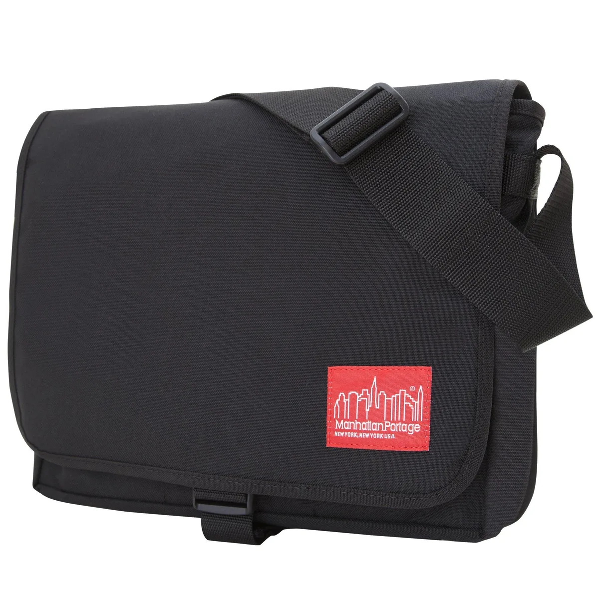 Manhattan Portage Manhattan Portage Deluxe Computer Bag 13 In Laptop Messenger Bag Black — product photo