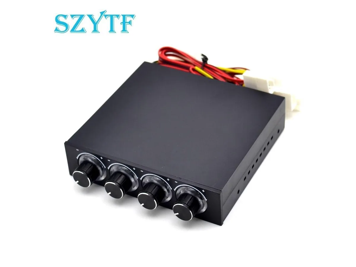Fans STW-6002 four channel fan controller with blue LED display