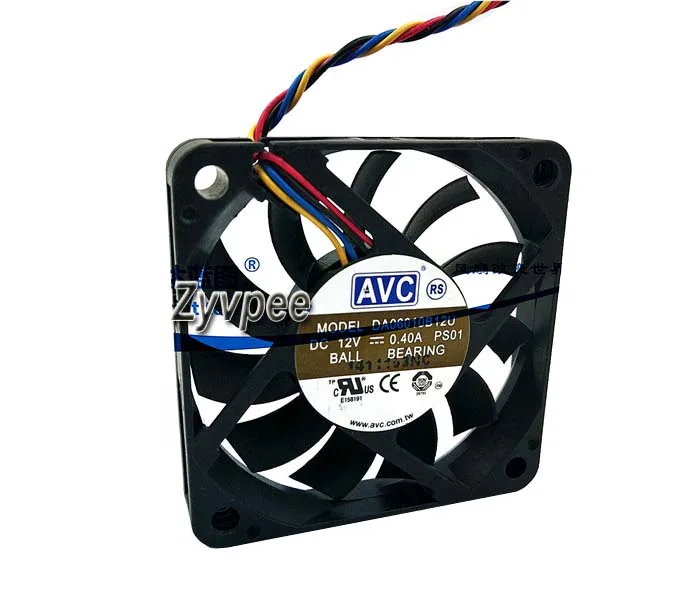 Zyvpee Zyvpee DA06010B12U 60x10mm 12V 0.40A 4-pin case fan — product photo