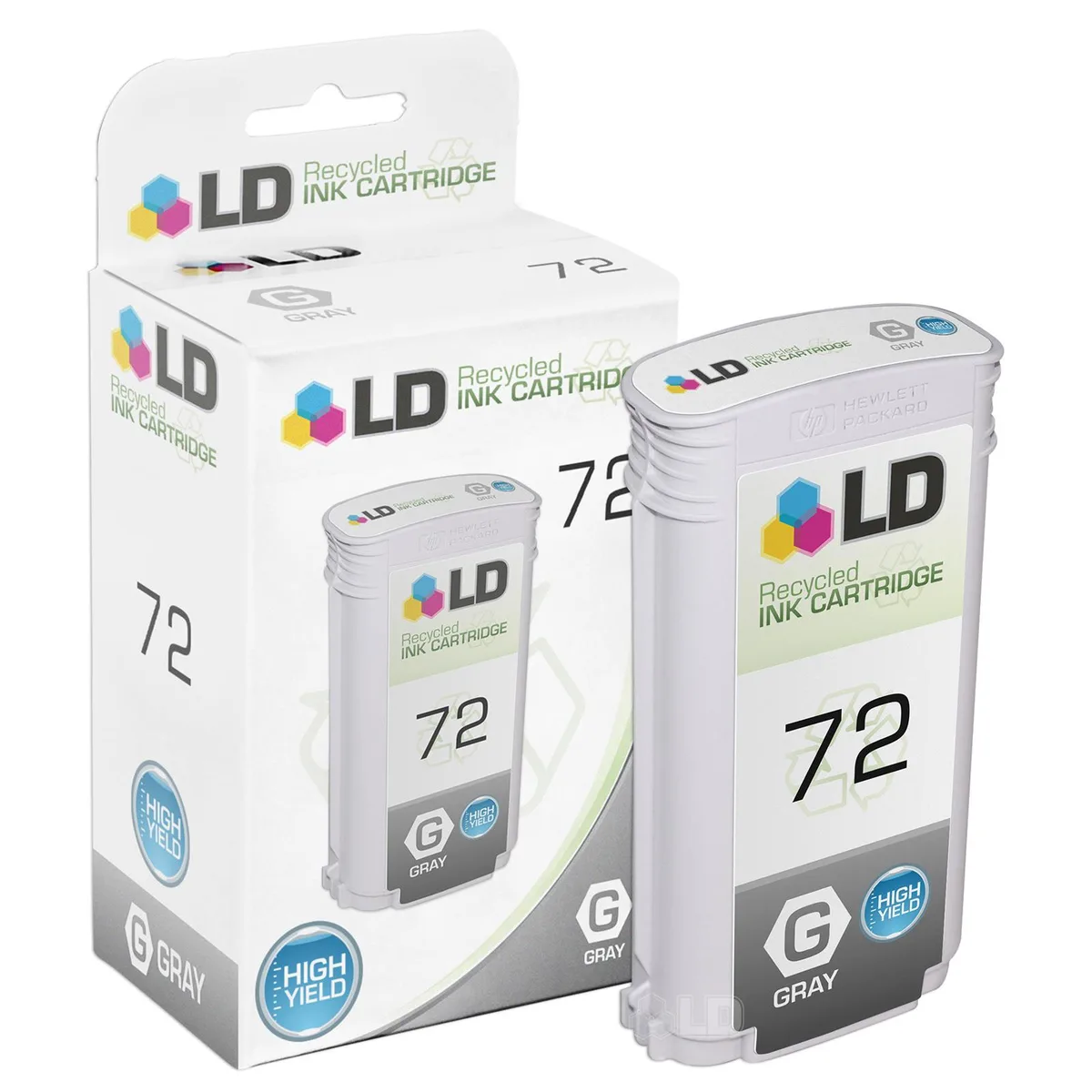LD Products LD Products C9374A (HP 72) Gray Ink Cartridge 130 Pages — product photo