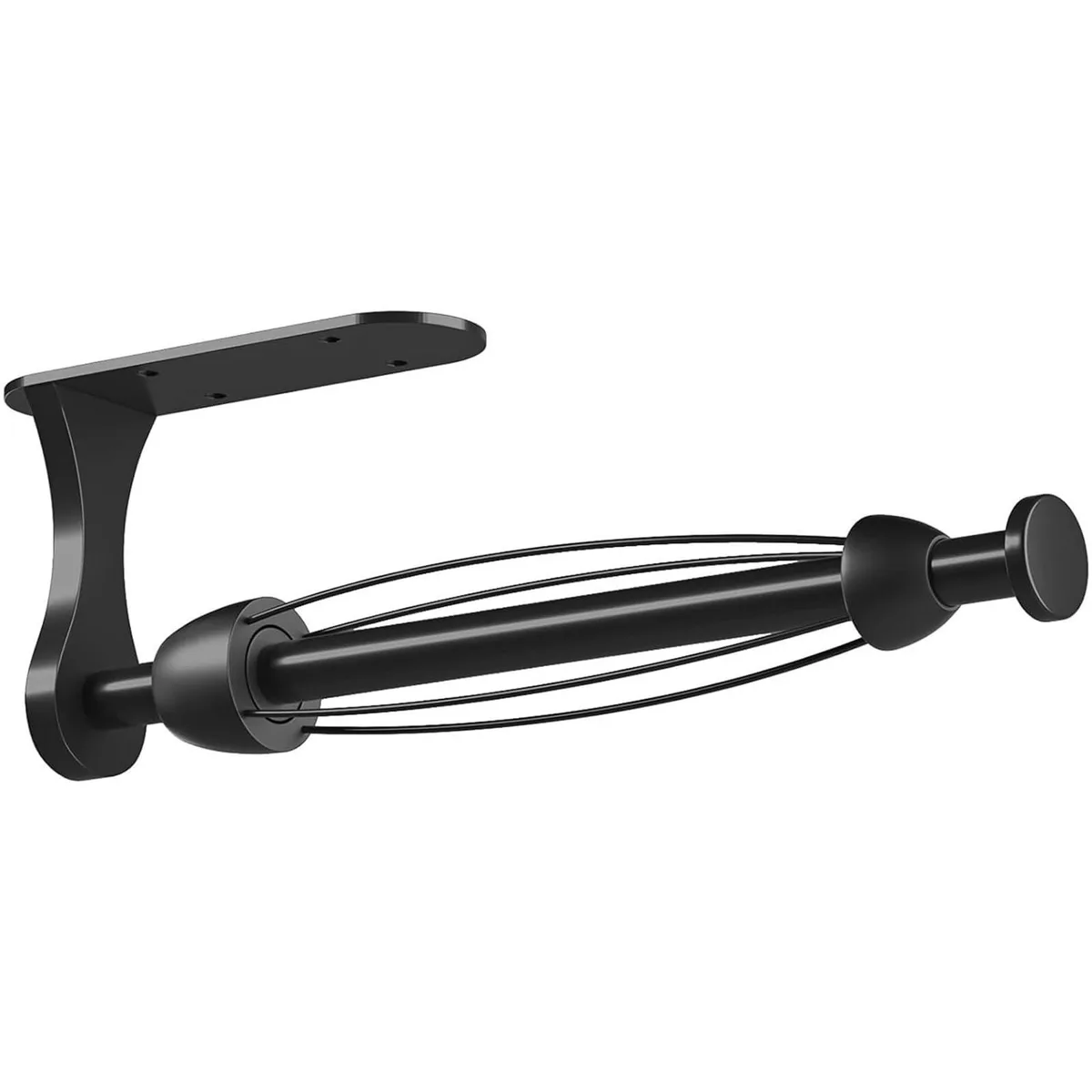 Swaitee Paper Towel Holder Under Cabinet Adhesive Black — product photo
