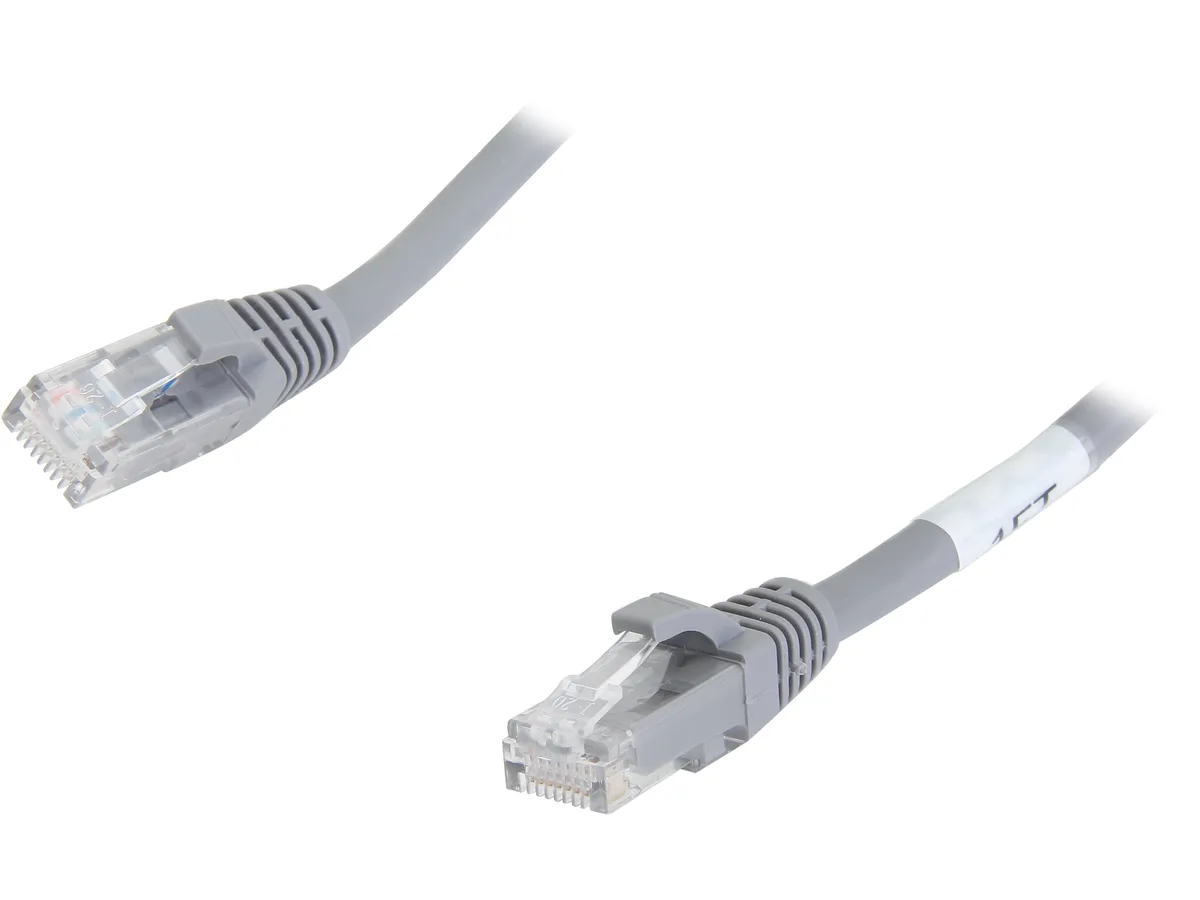 Cables To Go Cables To Go 27130 Cat6 network ethernet cable 1 ft grey — product photo