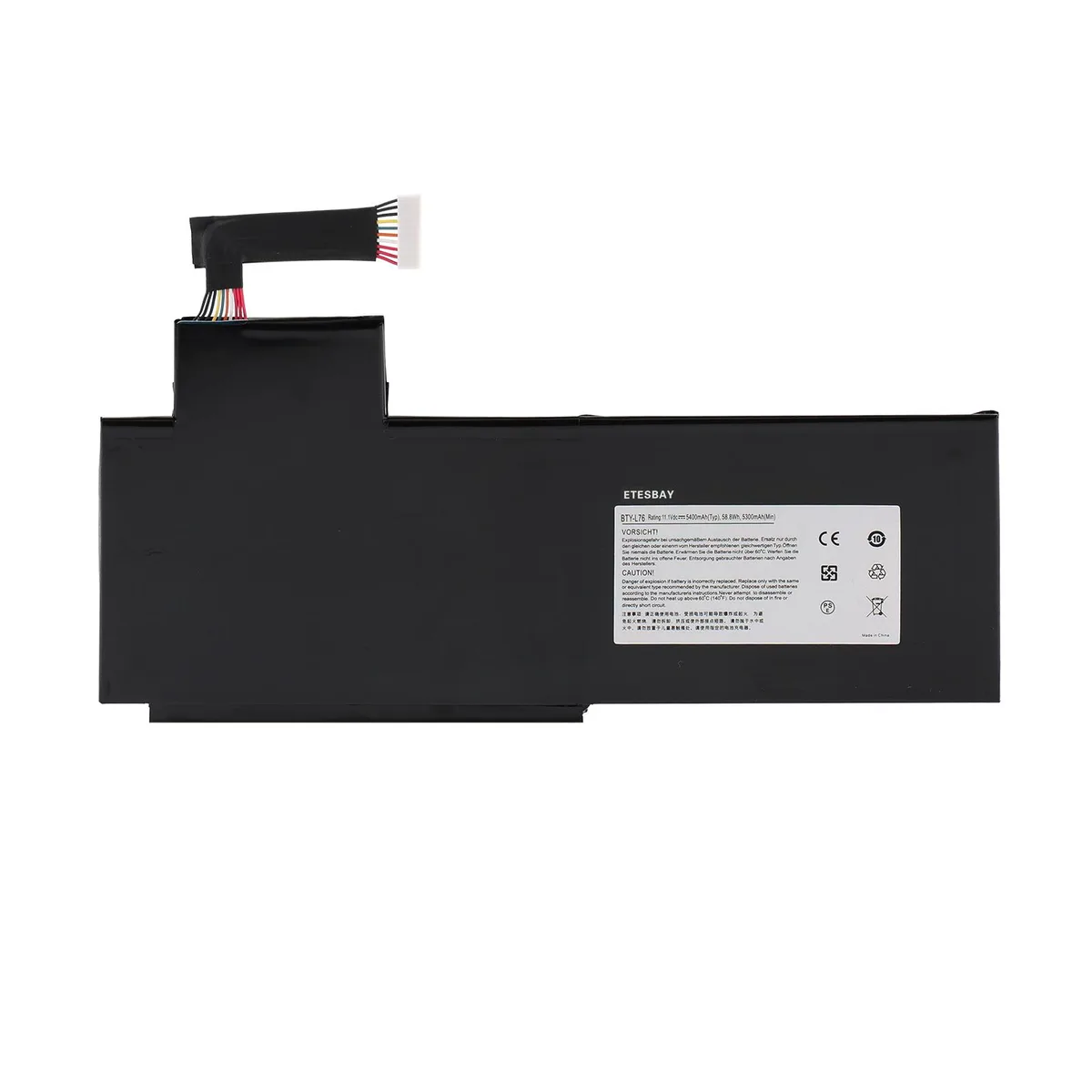 KingSener KingSener BTY-L76 laptop battery 11.1V 5400mAh 58.8Wh 2QC-019XCN Erazer X7615 — product photo