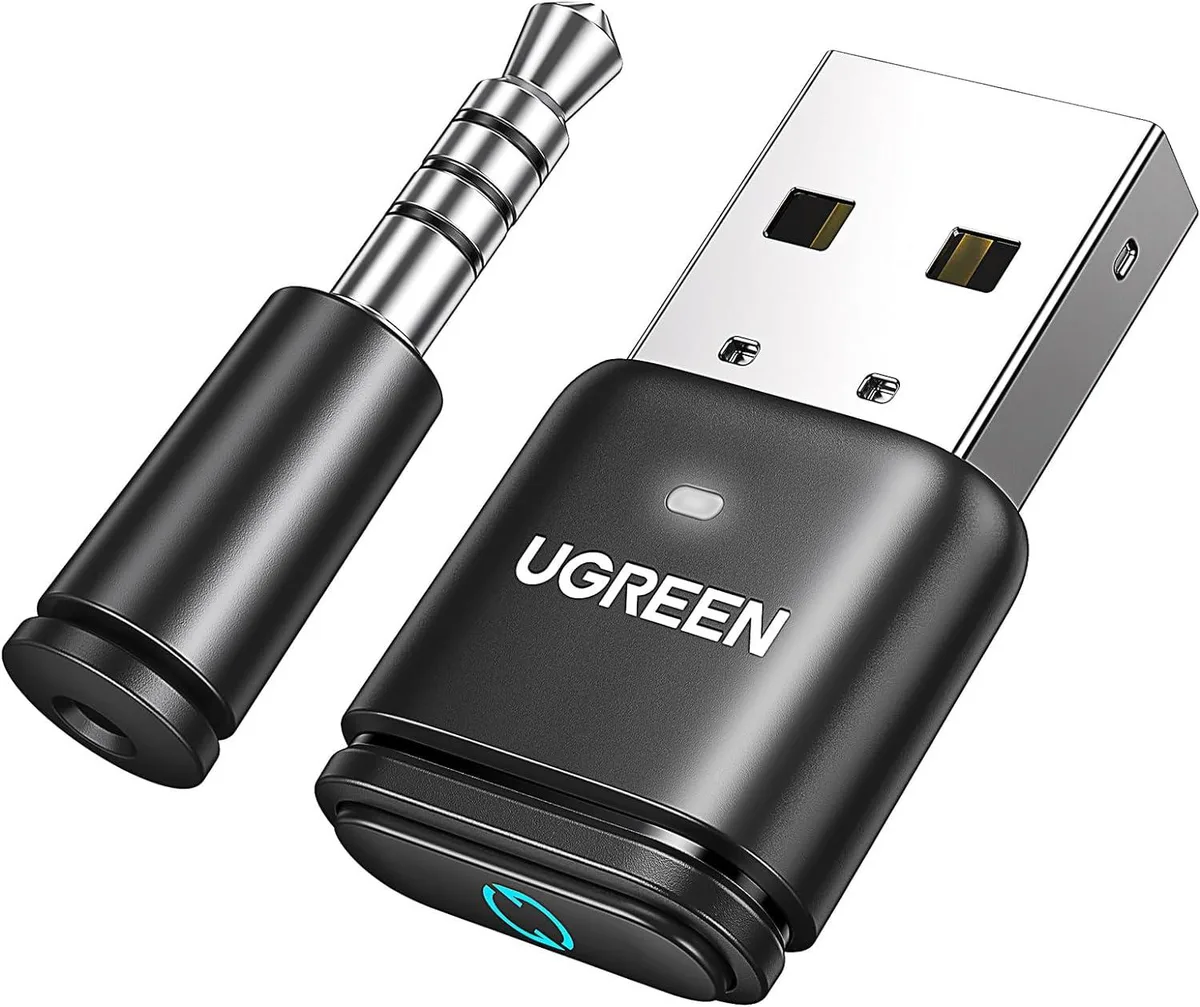 GCROWN GCROWN Bluetooth 5.3 USB Audio Adapter with 3.5 mm Mic — product photo