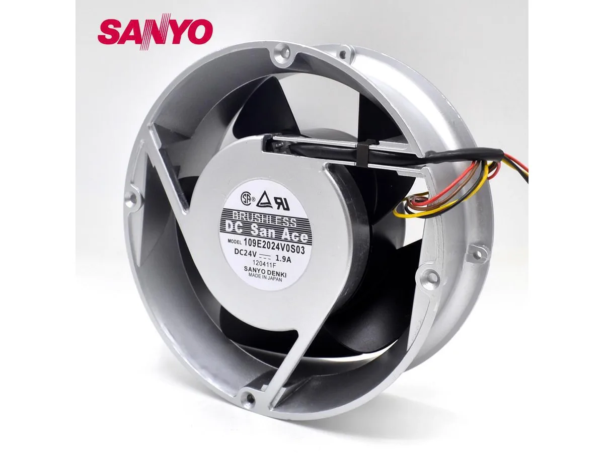 Fans Fans 200x200x70mm 4-wire 24V 1.9A Gale aluminum box cooling fan — product photo