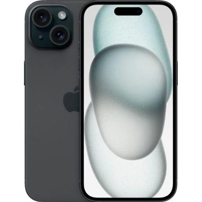 Apple Apple iPhone 15 128GB Black GSM Unlocked cell phones - unlocked — product photo