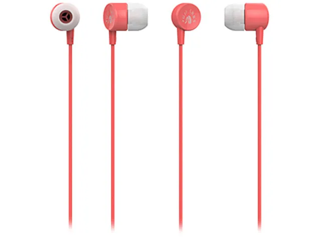 Fuji Labs Fuji Labs AUFJ-SQNMS101RE Red In-Ear Headphone 10mm 16ohm 3.5mm 4.5ft — product photo