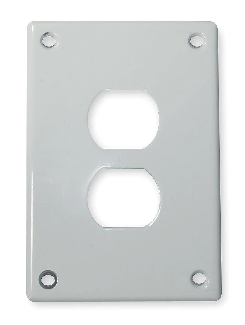Hubbell Incorporated Hubbell Incorporated SWP8 Security Series 1-Gang Duplex Switch Plate — product photo