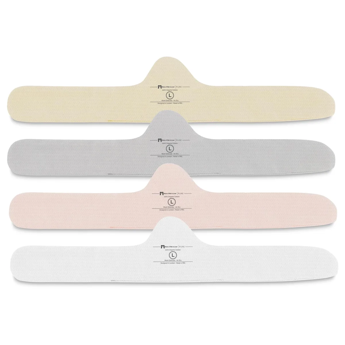More of Me to Love More of Me to Love Organic Cotton Bra Liner 4-Pack Large — product photo
