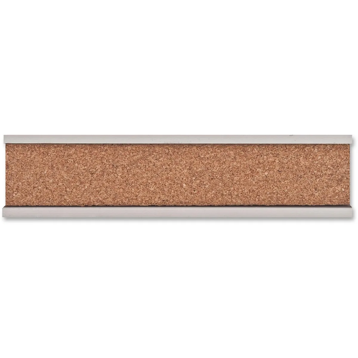 Advantus Advantus 2031 Bulletin Board 2"x8' Satin Aluminum — product photo