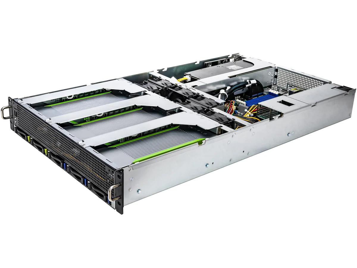 ASRock Rack ASRock Rack 2U4G-ROME/2T 2U GPU barebone server — product photo