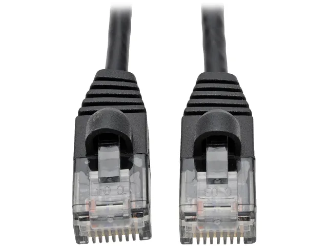 Tripp Lite Tripp Lite N261-S03-BK Cat6a Slim network ethernet cable 3 ft — product photo