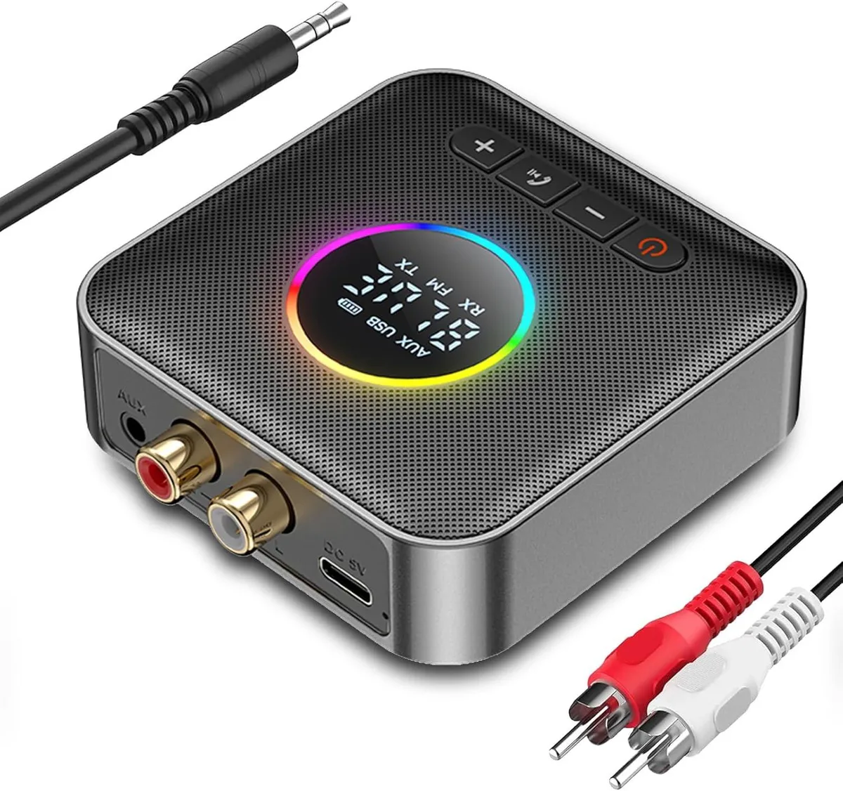 SMA SMA Z2#Q2702_B Bluetooth 5.4 Adapter with 3.5 mm and RCA — product photo