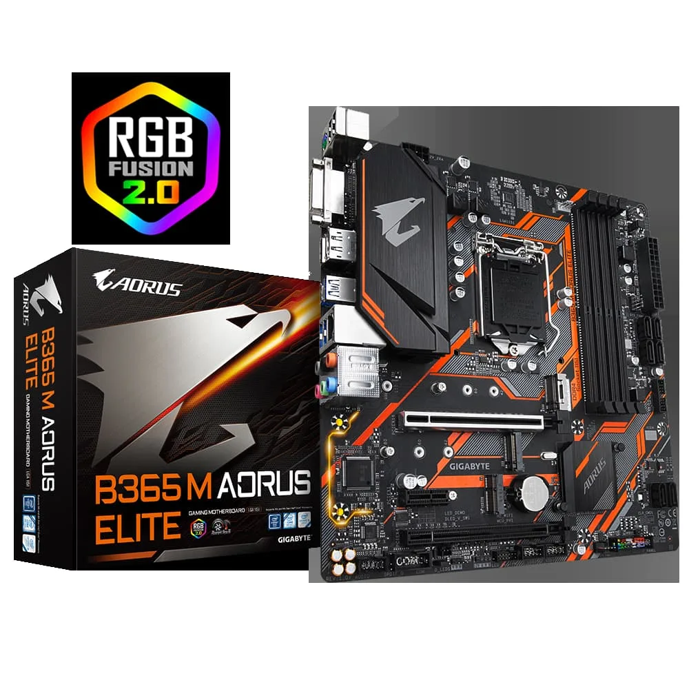 GIGABYTE GIGABYTE B365M AORUS ELITE Intel Motherboard — product photo