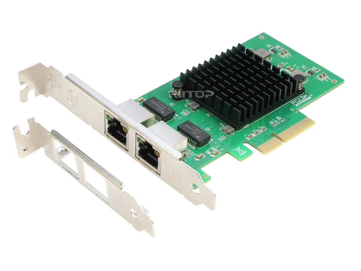 RIITOP RIITOP Dual Port 2.5Gb Network Card Intel I226 PCIe 2.0 x4 Low Profile — product photo