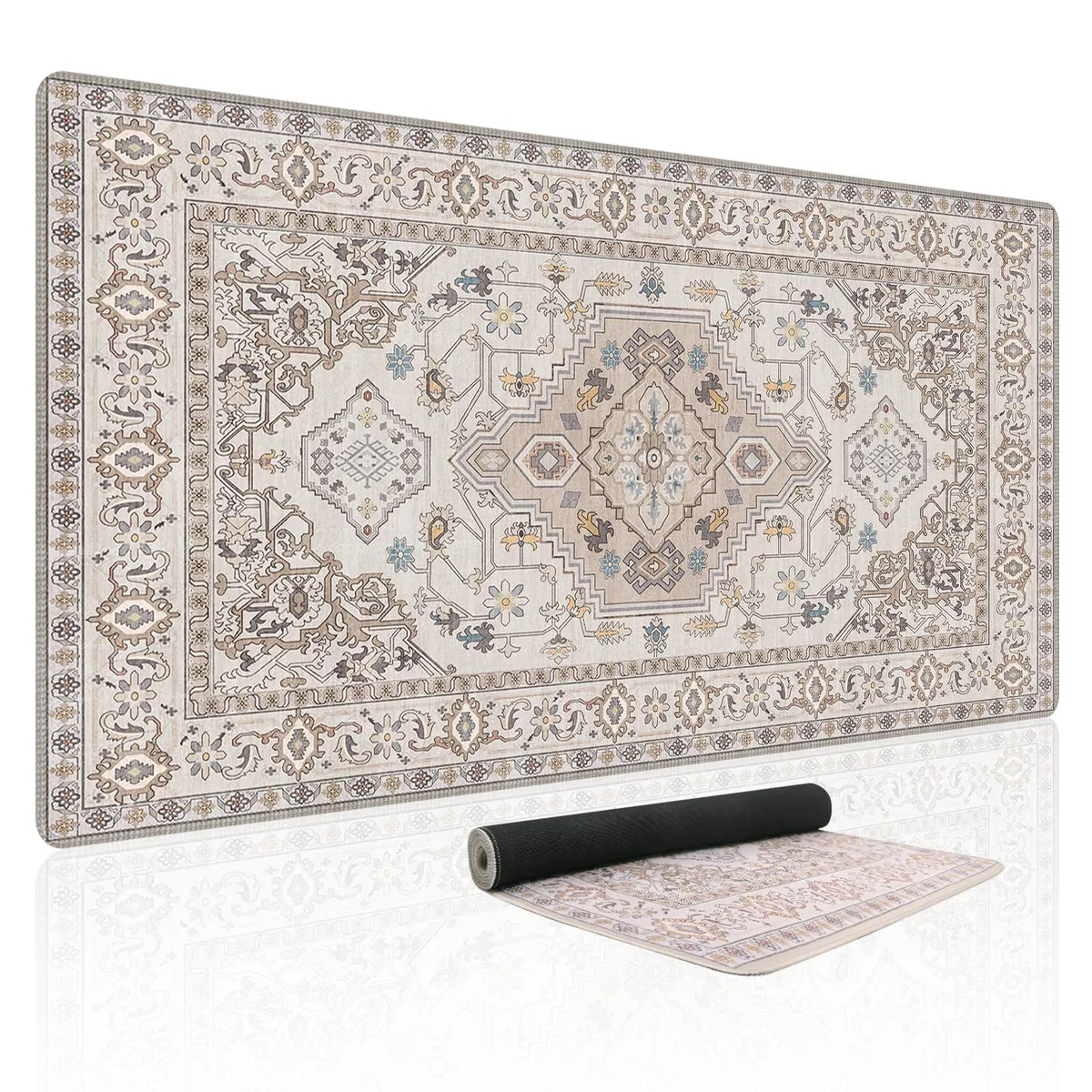 Baziabbo Floral01 XXL Desk Mat 35.4 x 15.7 in — product photo