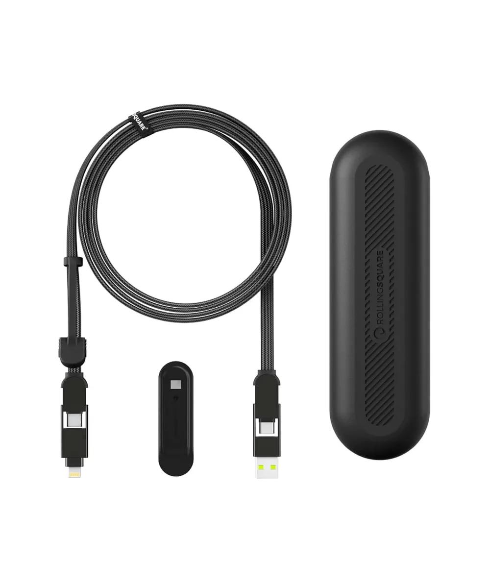 Miimall Miimall inCharge XL 6-in-1 Cable 100W 6.5 Ft Urban Black — product photo