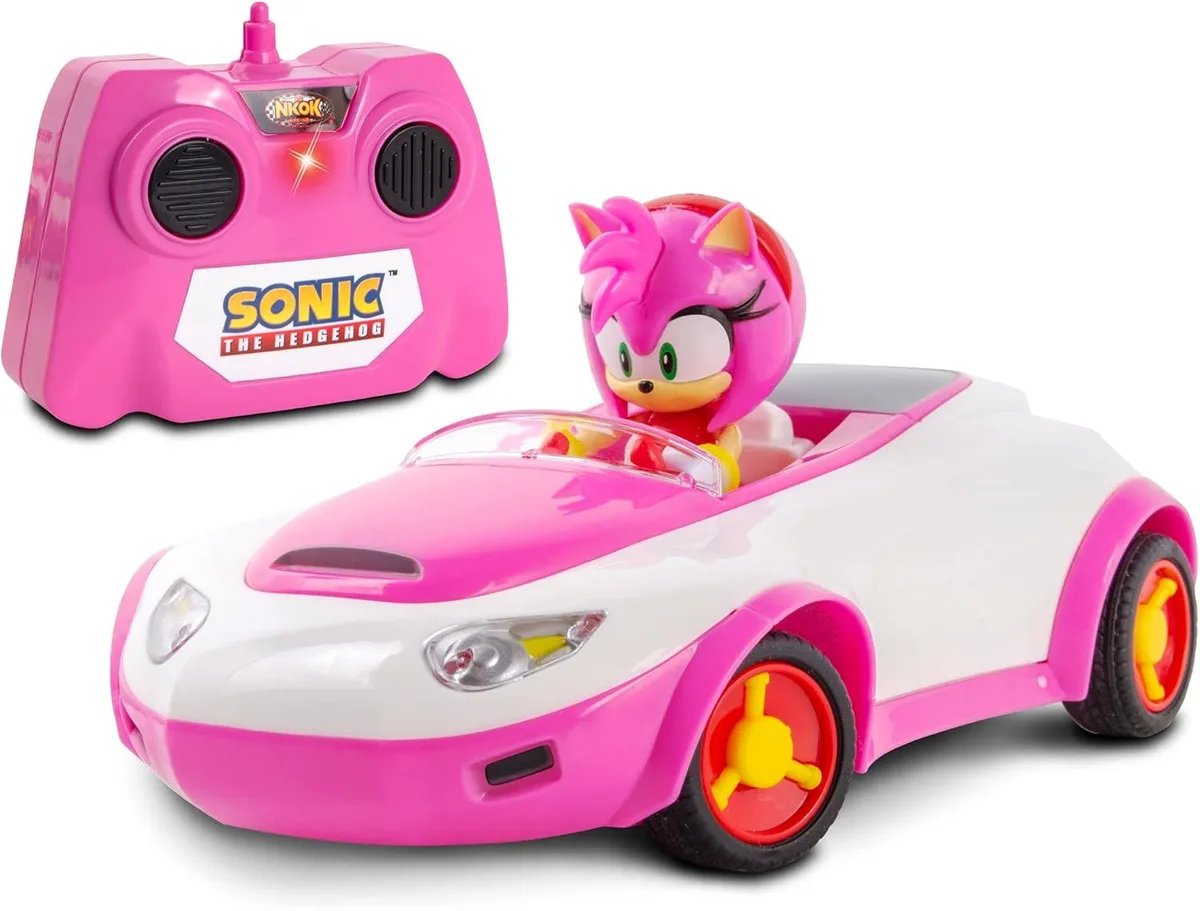 usbroway usbroway Sonic Team Sonic Racing RC Amy Rose 1:28 Scale 2.4GHz 6.5in 683 — product photo