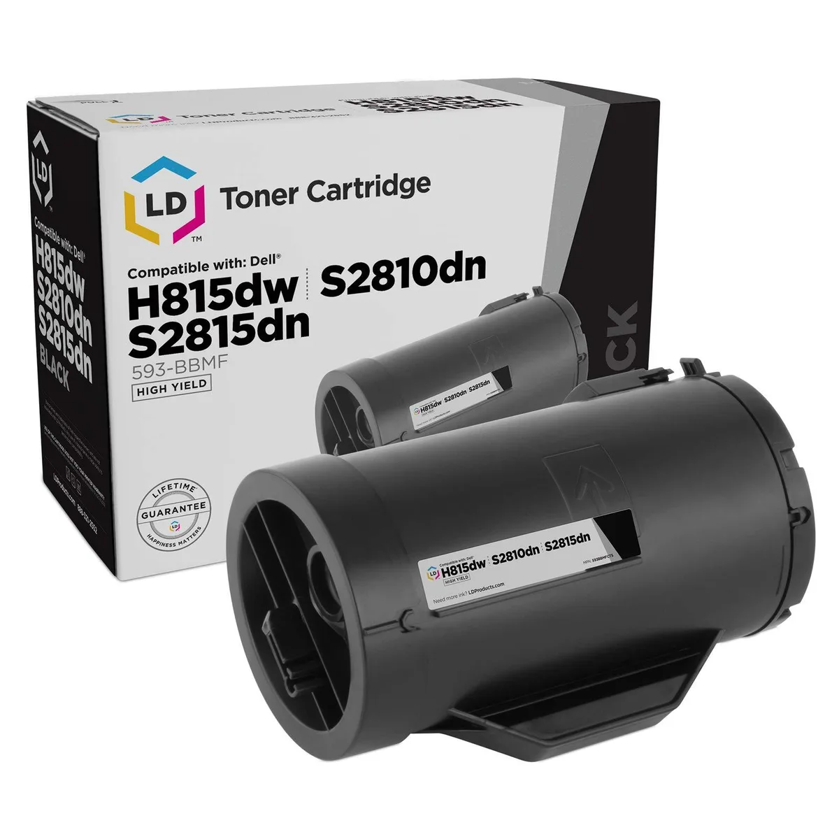 LD Products LD Products Compatible Toner Cartridge Replacement for Dell 593-BBMF 47GMH High Yield Black — product photo