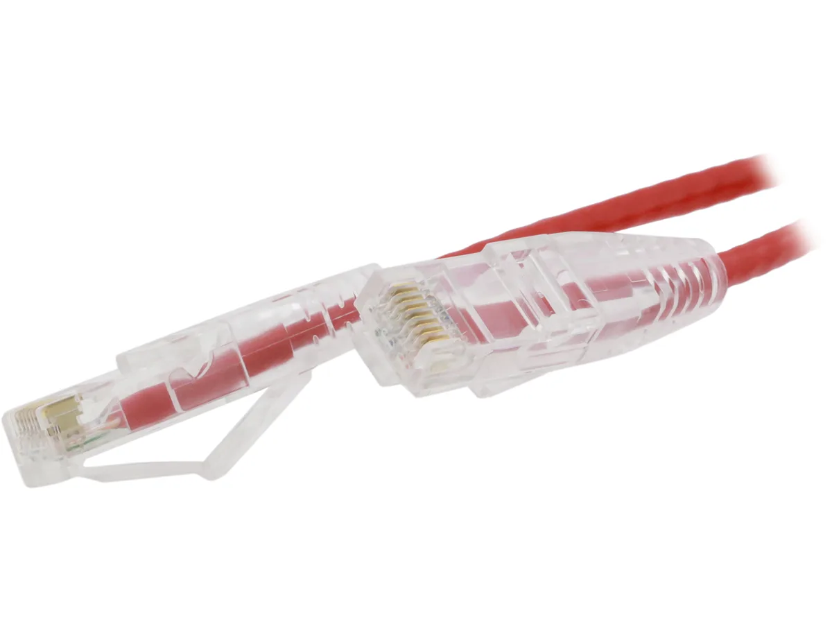 Nippon Labs Nippon Labs SLCAT6-28-10RD network ethernet cable 28 AWG Cat6 10 ft 550MHz Red — product photo