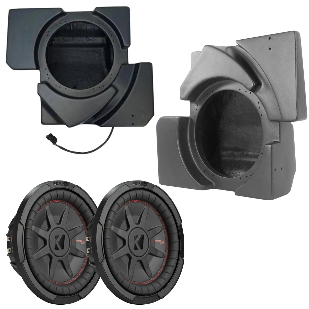 SSV Works SSV Works X32-PUS10U &amp; X32-DUS10U CanAm Maverick X3 10" Subwoofer Kit — product photo