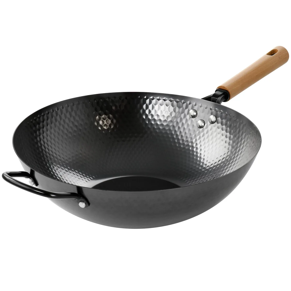 OSTER OSTER 510120349M 13.5in Carbon Steel Wok Cookware — product photo