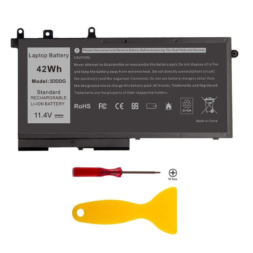 DELL DELL 42Wh 3DDDG Battery Latitude 5280 5288 5290 5480 5488 5490 5491 5495 — product photo