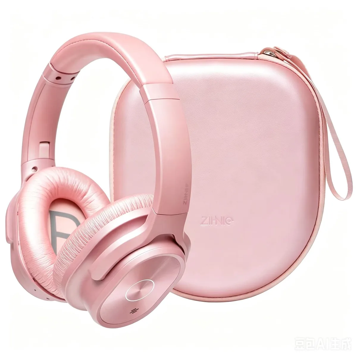  ZIHNIC PN 9 Active Noise Cancelling Headphones Rose Gold — product photo