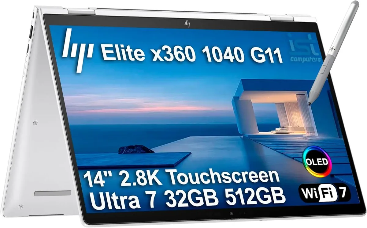 HP HP EliteBook x360 1040 G11 14" 2-in-1 Touchscreen Business Laptop Intel Core Ultra 7 155H 32GB 512GB 2.8K OLED — product photo