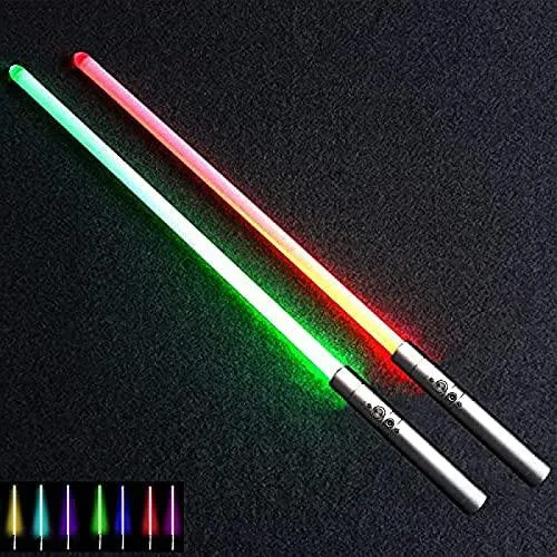 gengyouyuan gengyouyuan 2 Lightsabers 7 LED Colors Silver Connector 004Silver — product photo