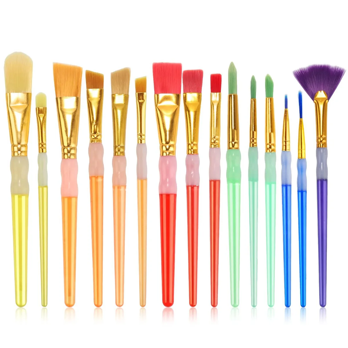  Avery HB0008-A 15-piece craft painting brush set — product photo