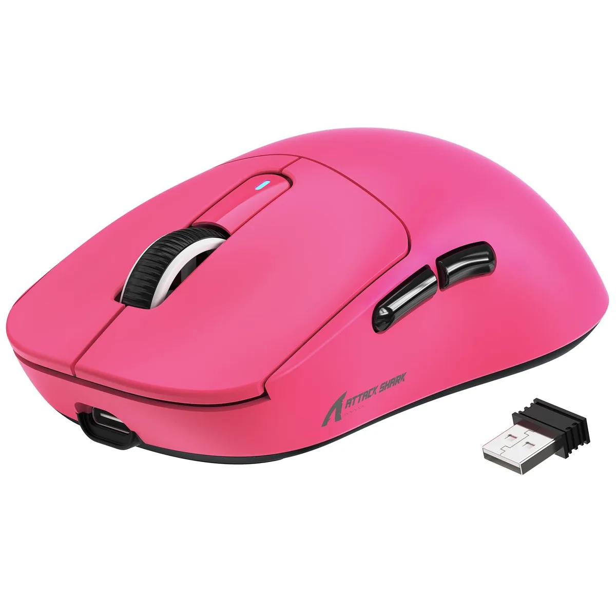 Attack Shark X3 MANBASNAKE Wireless Gaming Mouse 49g Berry — product photo