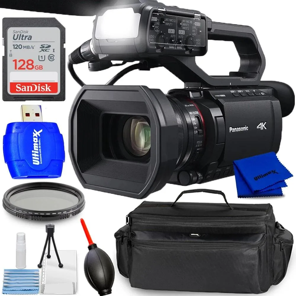 Panasonic Panasonic HC-X2100 4K60 professional camcorder 8PC bundle — product photo