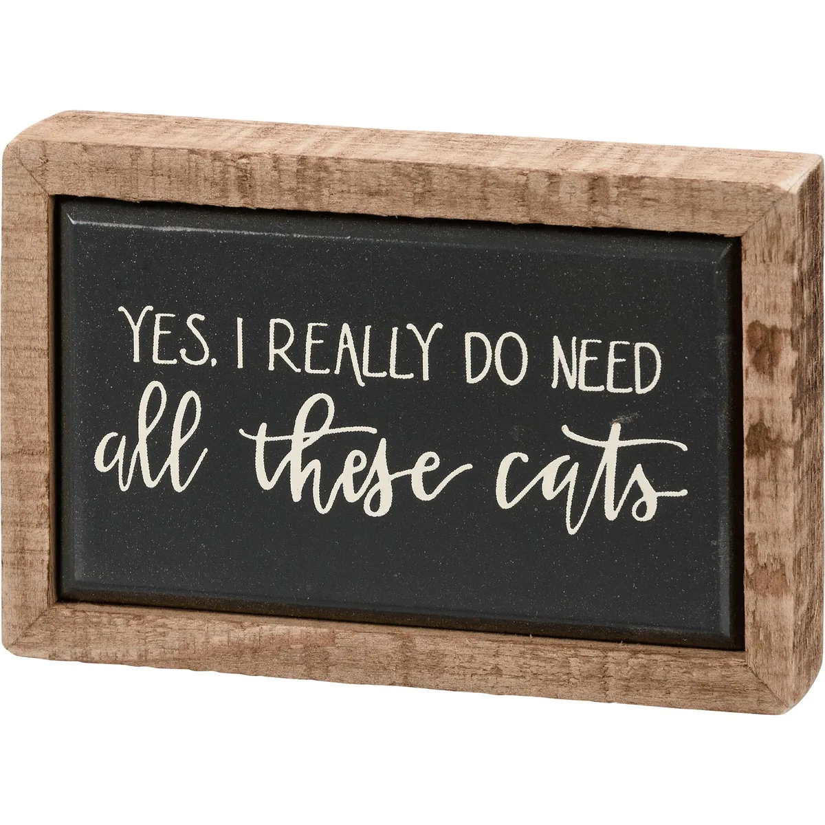 Primitives By Kathy Primitives By Kathy 113333 Mini Box Sign 4 inch — product photo