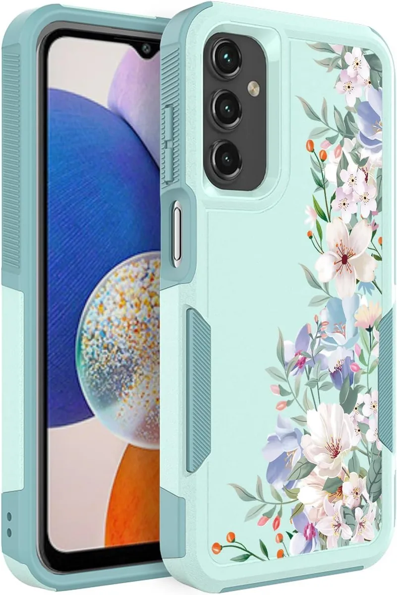 Transcend Transcend Galaxy A15 5G Case Floral Mint Green Magnolia — product photo
