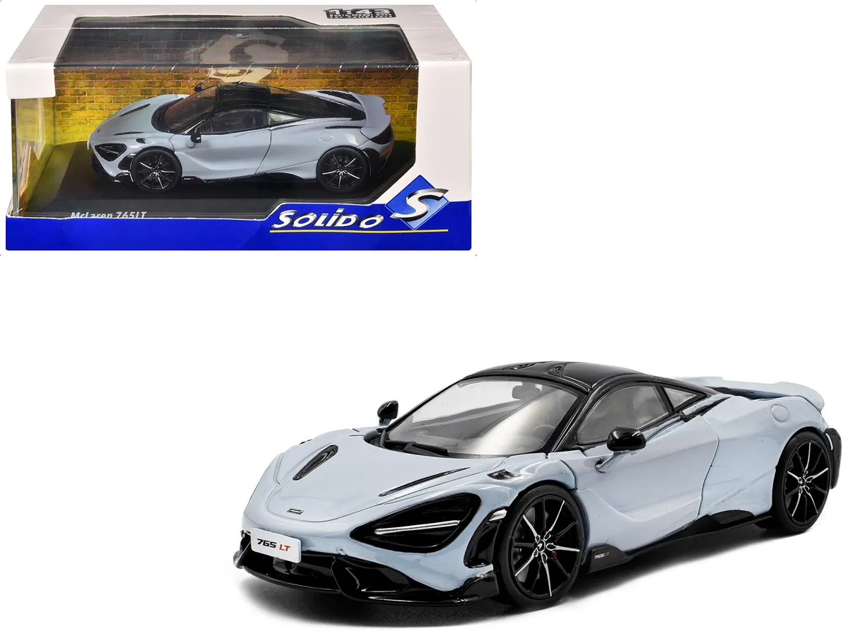 Solido Solido 2020 McLaren 765LT Ceramic Gray Black Top 1/43 — product photo