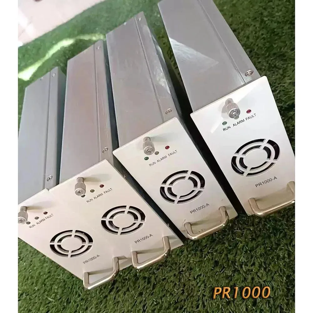 Rectangular ATX power supply module, matte metal finish, standard screw holes, cable connectors visible