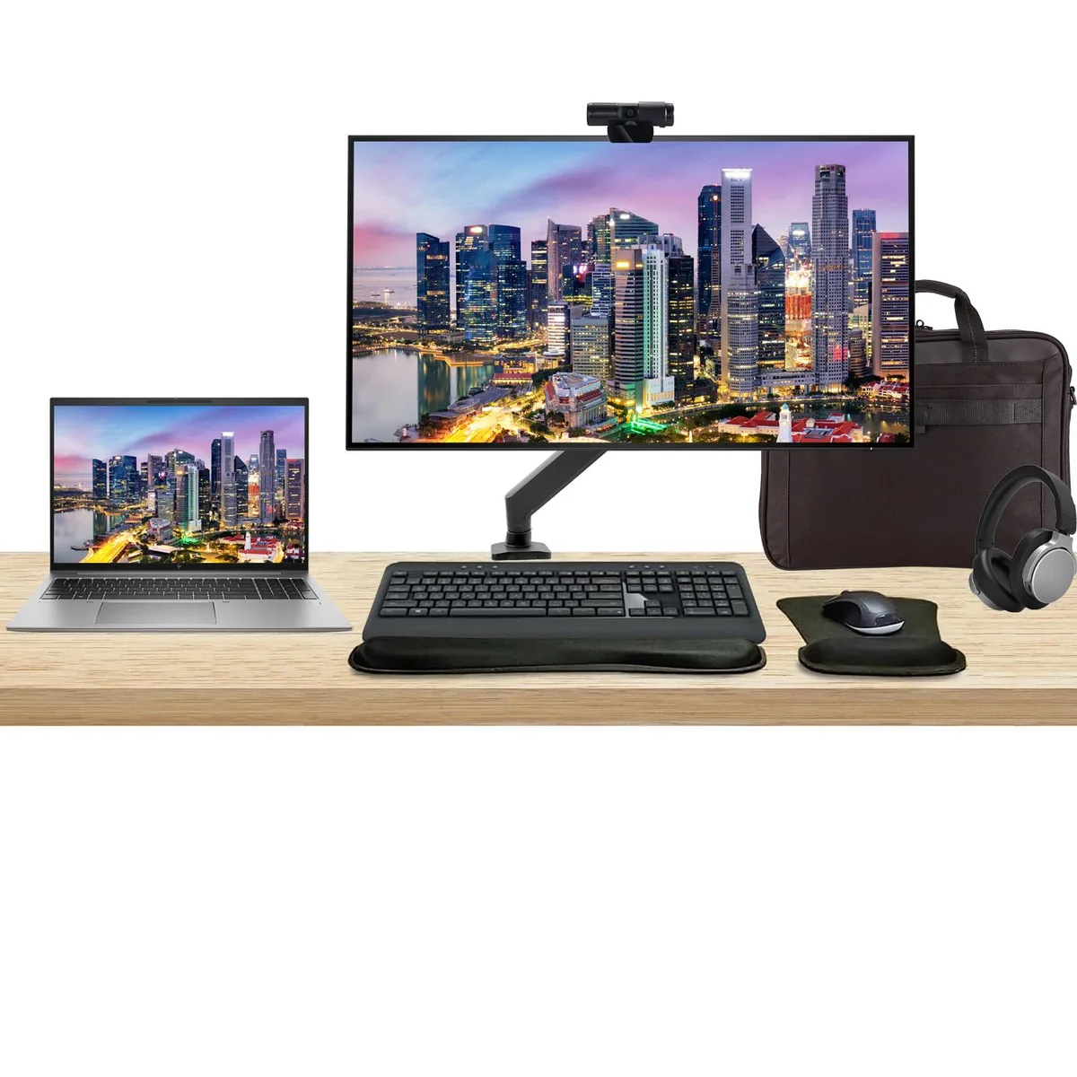 HP HP ZBook Firefly G10 16" i7-1370P 16GB 512GB W11 Pro + Z32k 32" 4K Bundle — product photo