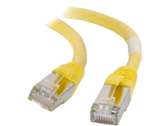 Cables To Go Cables To Go 00869 Cat6 Shielded Ethernet Cable Yellow 12 ft — product photo
