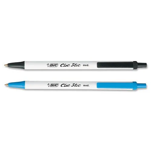 BIC BIC CSM241BLK Retractable Ballpoint Pen Black 1.0 mm Medium 24 Pack — product photo