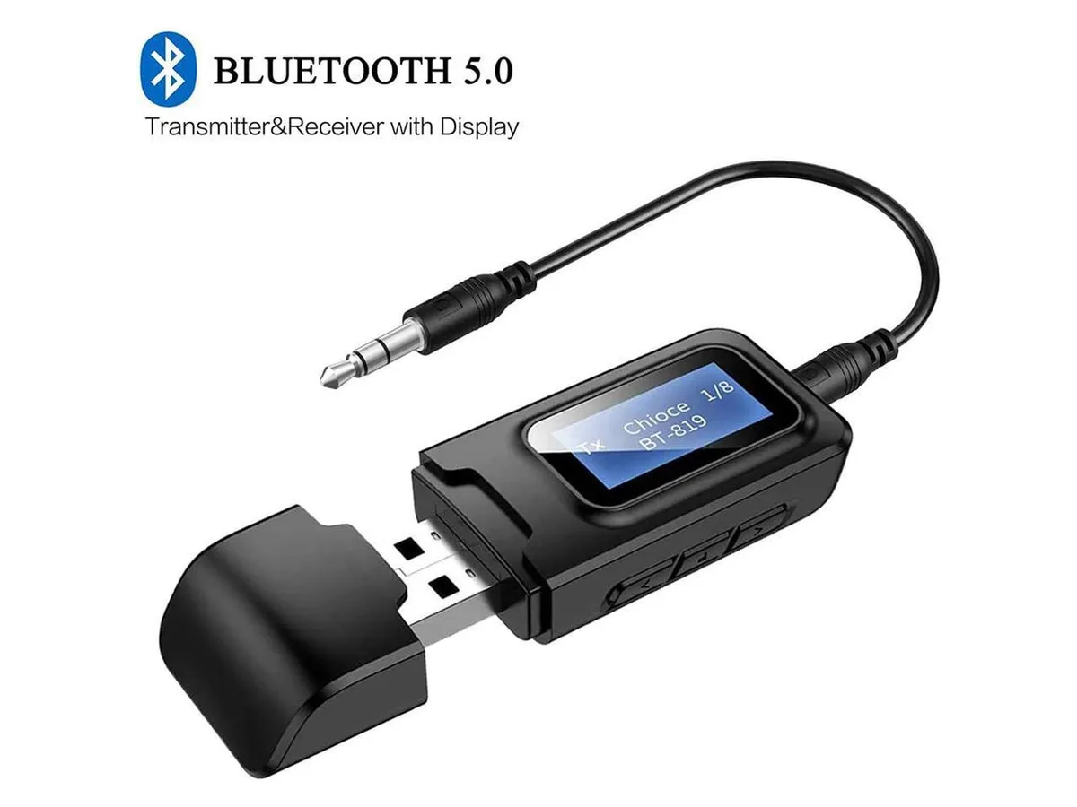 KEHIPI KEHIPI WSP-00140 Bluetooth 5.0 Transmitter Receiver with LCD Display — product photo