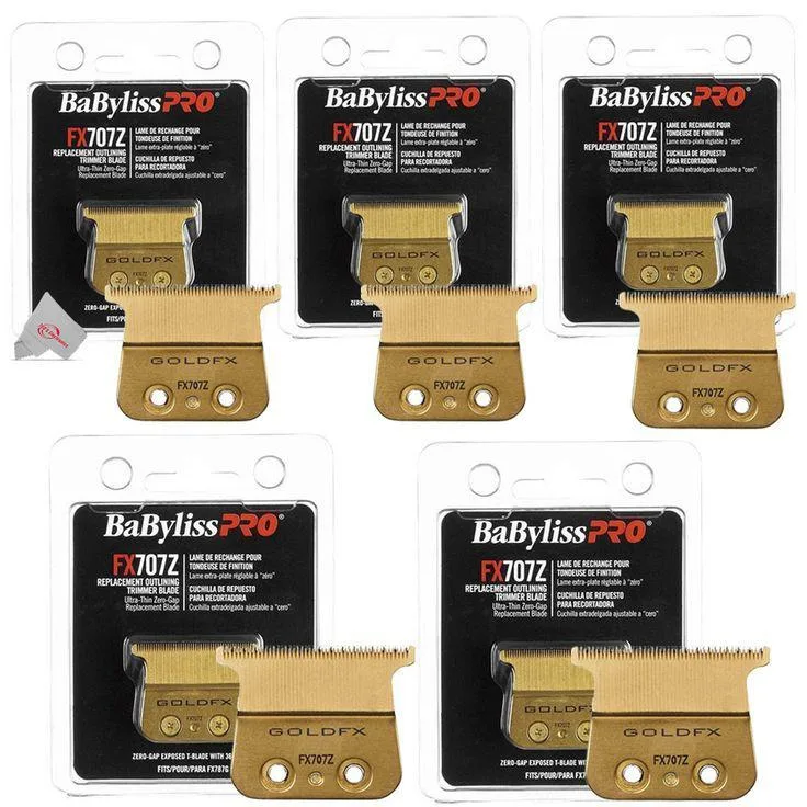 Babyliss Pro Babyliss Pro FX707Z Replacement Outlining Trimmer Blade Gold 5x — product photo