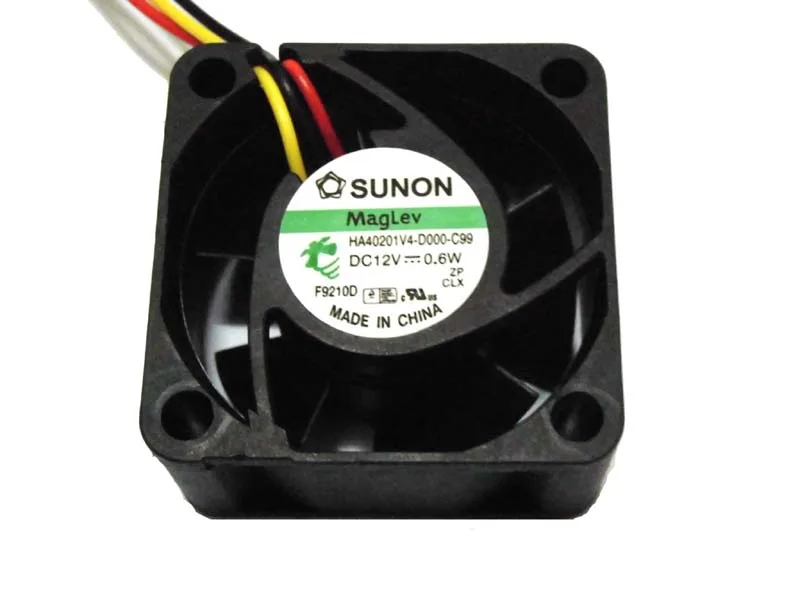 Zyvpee Zyvpee HA40201V4-D000-C99 40×20 mm 12 V 0.6 W 3-wire Maglev case fan — product photo