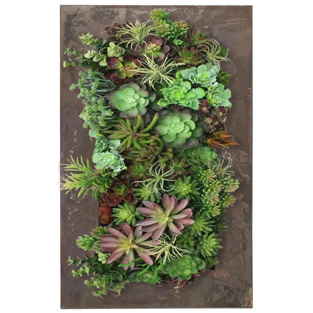 Vandue Corporation Vandue Corporation Wall Planter Rust Zinc 18 Pocket — product photo